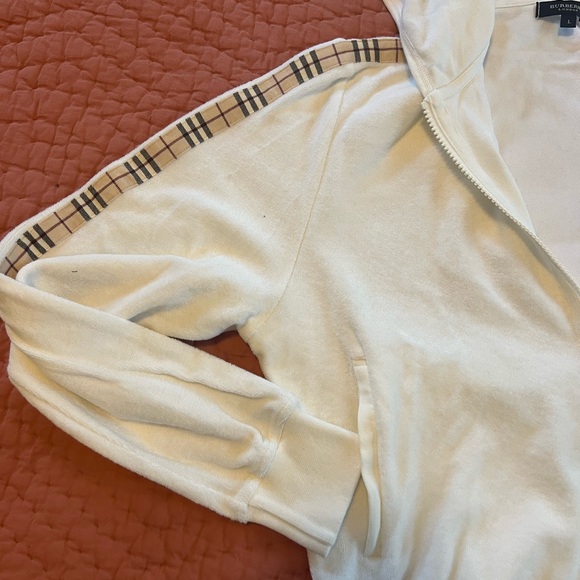 BURBERRY Terrycloth Zip Up - Picture 4 of 9